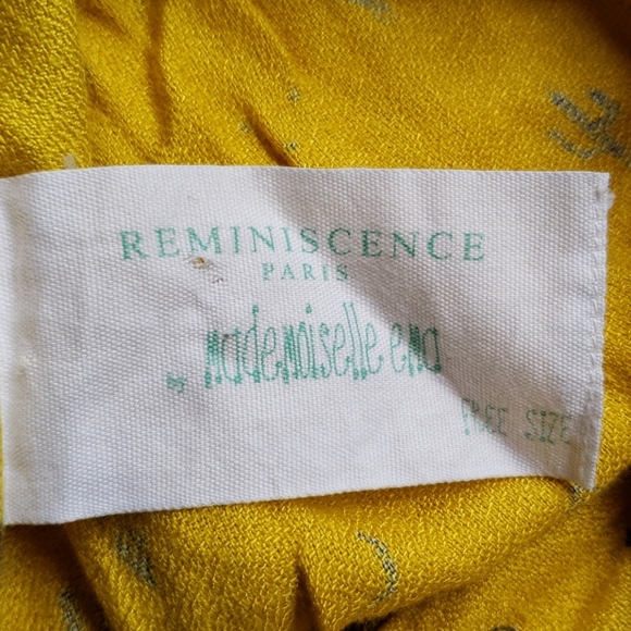 REMINISCENCE PARIS Mademoiselle Ema Yellow Southwest Print Maxi Dress FREE SIZE - Picture 6 of 8